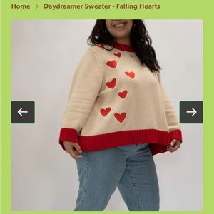 Daydreamer Sweater - Falling Hearts